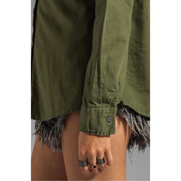 Jen’s Pirate Booty, Army Top with Crochet Lace back detail - Picture 5 of 16